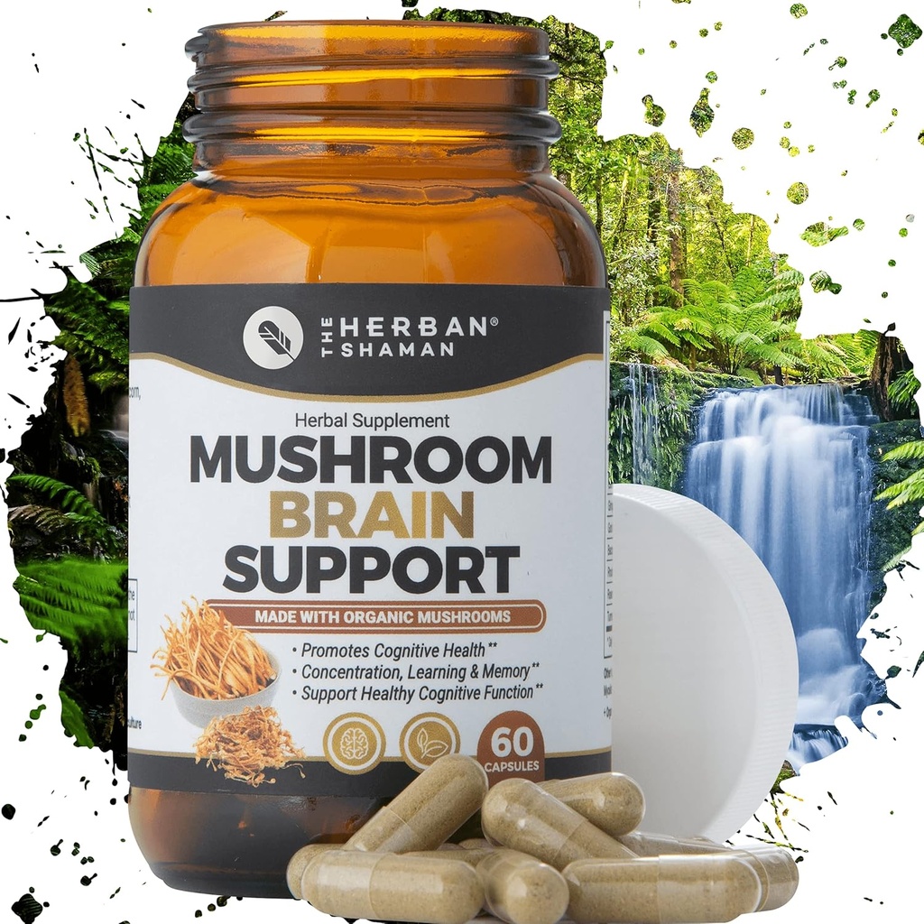 Mushroom Supplement Brain Support by: ayudwiagustin