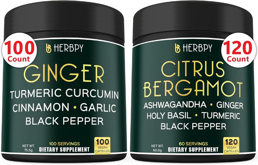 Bundle 5in1 Ginger Supplemen & 6in1 Citrus Bergamot Suplemen