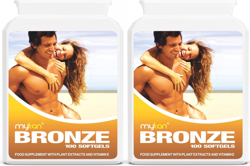 Bronze Tanning Pill Twin Pack = 124; Sun Tan Suplemen = = = = = = = = = = = = = =
