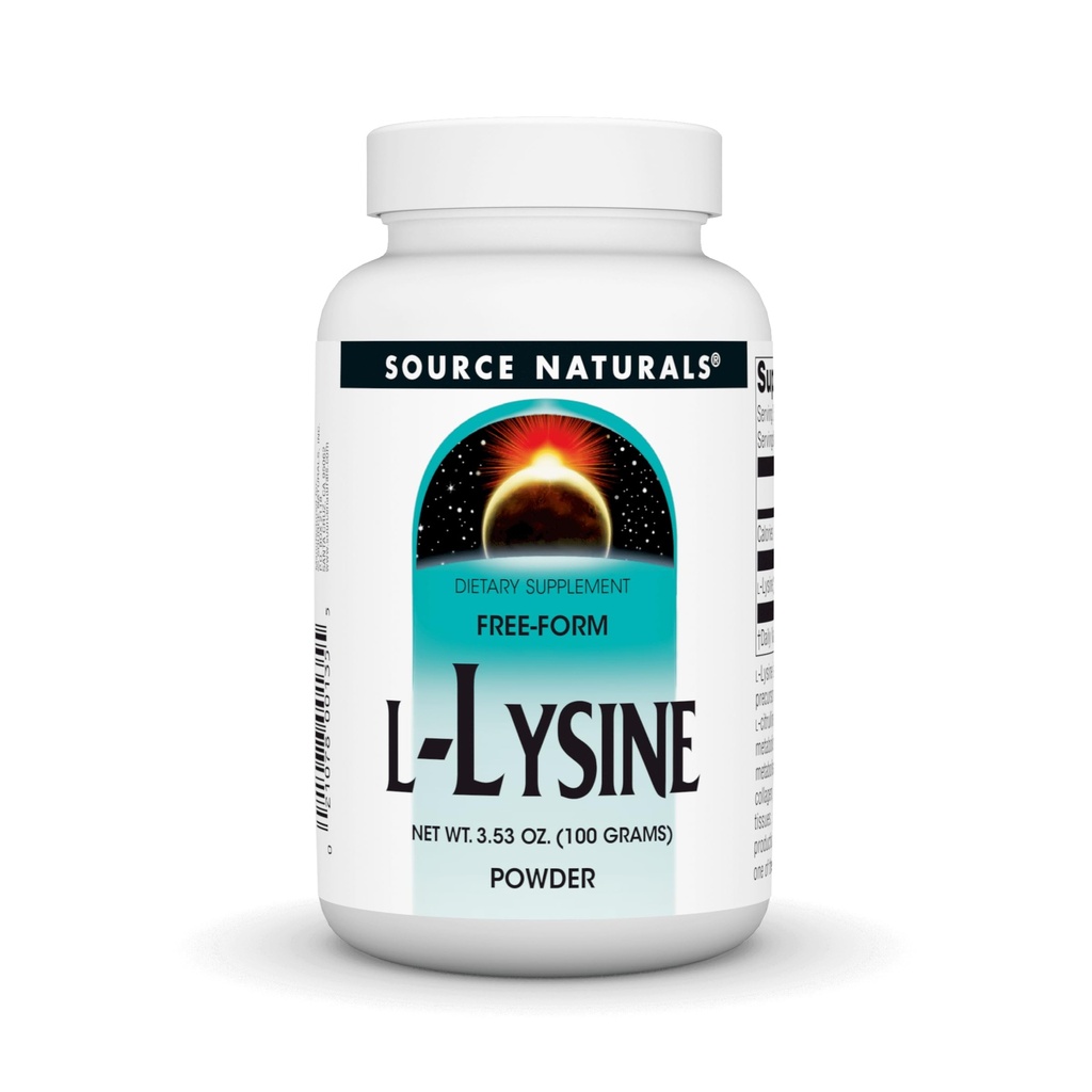 Powder Formasi Bebas L-Lysine -Amino Tambahan Acid Formasi Energi & Collagen * - 100 Grams
