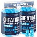 5000mg Creatine Monohydrate Formula for Men and Women Ultimate Muscle Builder, Energy Booster & Pre-Workout Suplemen (2 Pack)