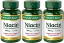 Set dari 3 Nature 's Bounty Niasin Flush 500 mg, 120 Capsules oleh Maven Gifts