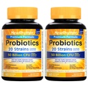 NewRhythm Progories 50 Milyar CFU 20 Strains, 120 Veggie Capsules, Targeted Rilis Technology, Stomach Actant, No Need for Recodeation, Non-GMO, Gluten Free