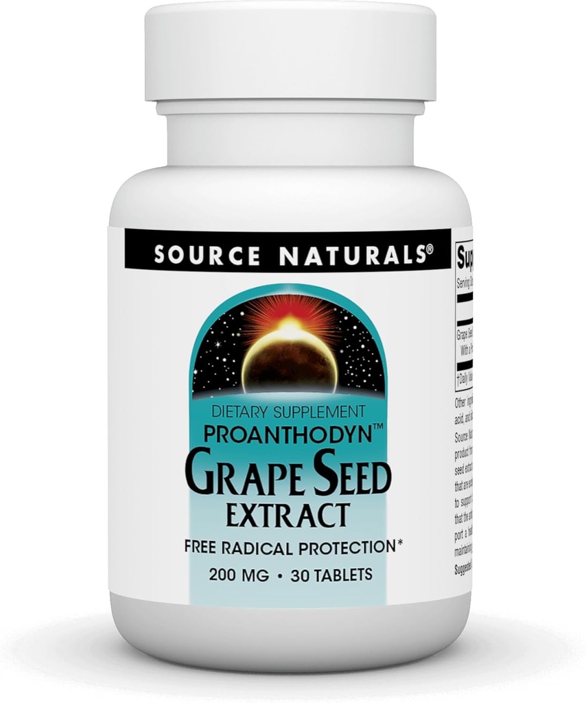 Ekstrak Benih Grape sumber, Proanthodyn 200 mg Antioksidant Protection & Support Healthy Aging Brain - 30 tablet