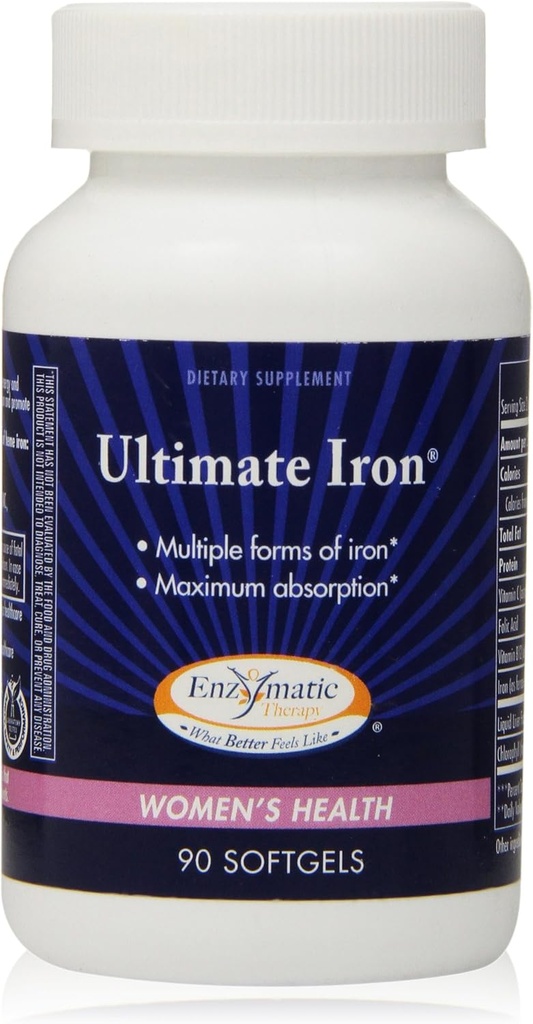 Terapi Enzimatic Ultimate Besi Softgels, 90 Cacah