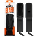 Wild Willies Straightener for Men - 3 Temperatur, Tourmaline Ceramic Heated Beard Brush & Hot Comb - Portable, Ionic Technology, Buss & Curly Hair, 400F - Grooming Tool