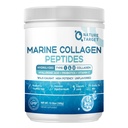 NAFURE TARGET Marine Collagen Peptides Powder - Tipe I & III Collagen dengan Progitien, Vitamin C & Hyaluronic Acid for Skin, Hair, Nails, Wild- Caught Fish & Grass- Fed Bovine, 35 Servings