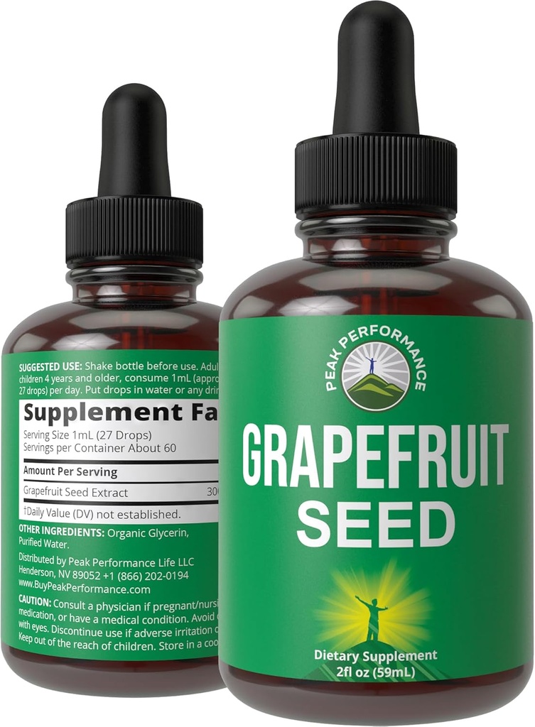 Grapefruit Ekstraksi Cair Drops Suplemen. Vegan GSE Grapefruit Extract for Women and Men. Gluten Free Oil. Ambil Orally