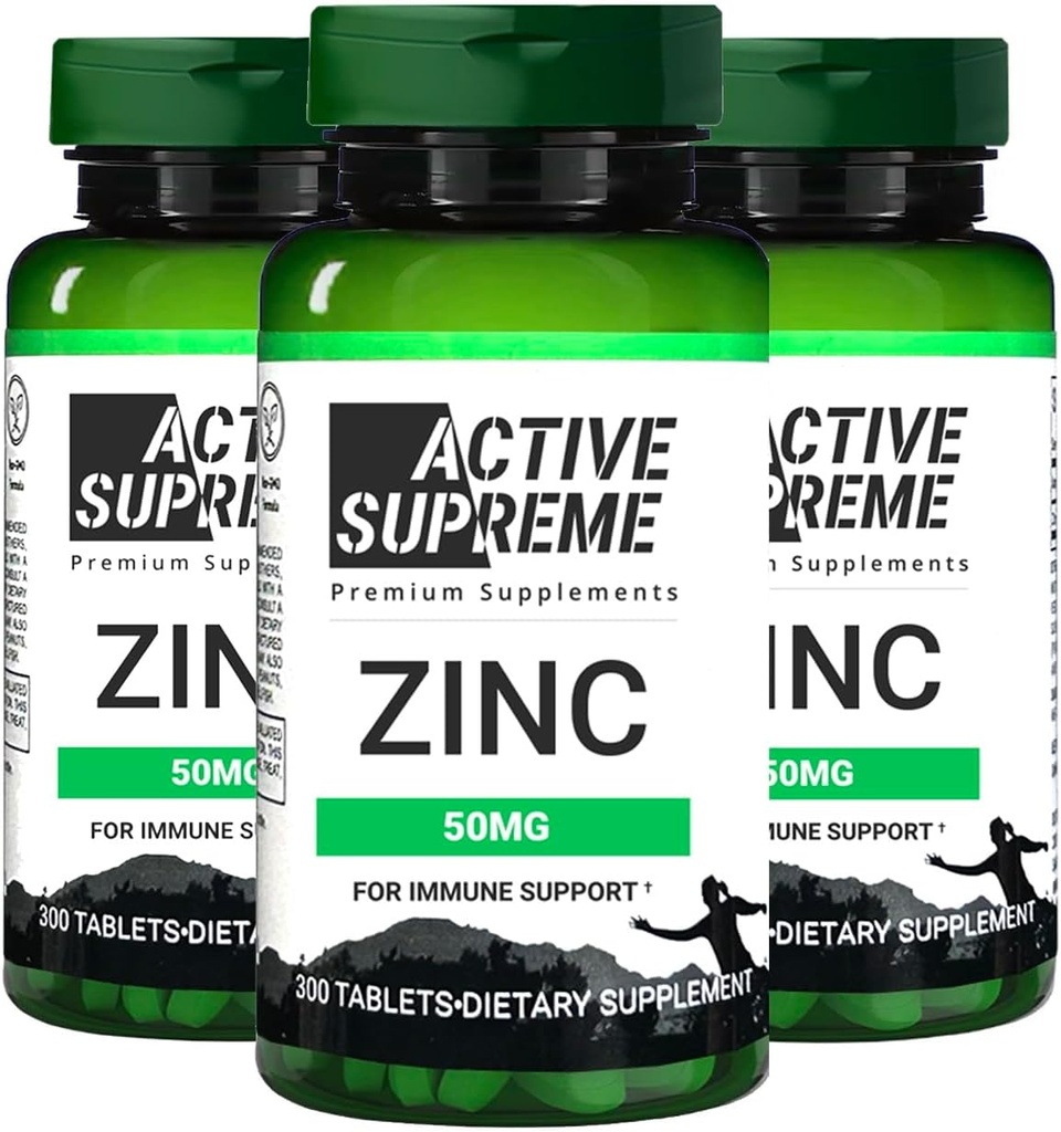3 Pack Zinc Citrate 50 mg - Tambahan untuk Mendukung Kesehatan Immune Sistem & Reproduktif