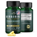 Olivia Pure Berberine Suplement Kapsules - Berberine HCI 1000mg - Natural Metabolic Dukungan dengan 200mg Bitter Melon Fruit Extract dan 50mg Banaba Leaf - 2 Veggie Capsules Daily (30 Pelayan)