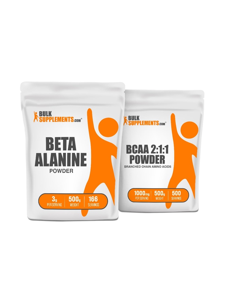 Suplemen Bundle Beta Alanine 500g + BCAA 2: 1: 500g Bundle
