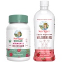 Mary Ruth 's Multivitamin Gummies for Women (Cherry & Raspberry) & Liquid Nighttime Multimineral (Cranberry)
