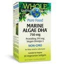 Faktor Natural Whole Earth & Sea, Marine DHA Omega-3, 30 Vegetarian Softgels