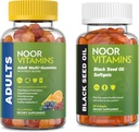 Noor Vitamin Dewasa Multivitamin Gummy dan Bundle Minyak Benih Hitam