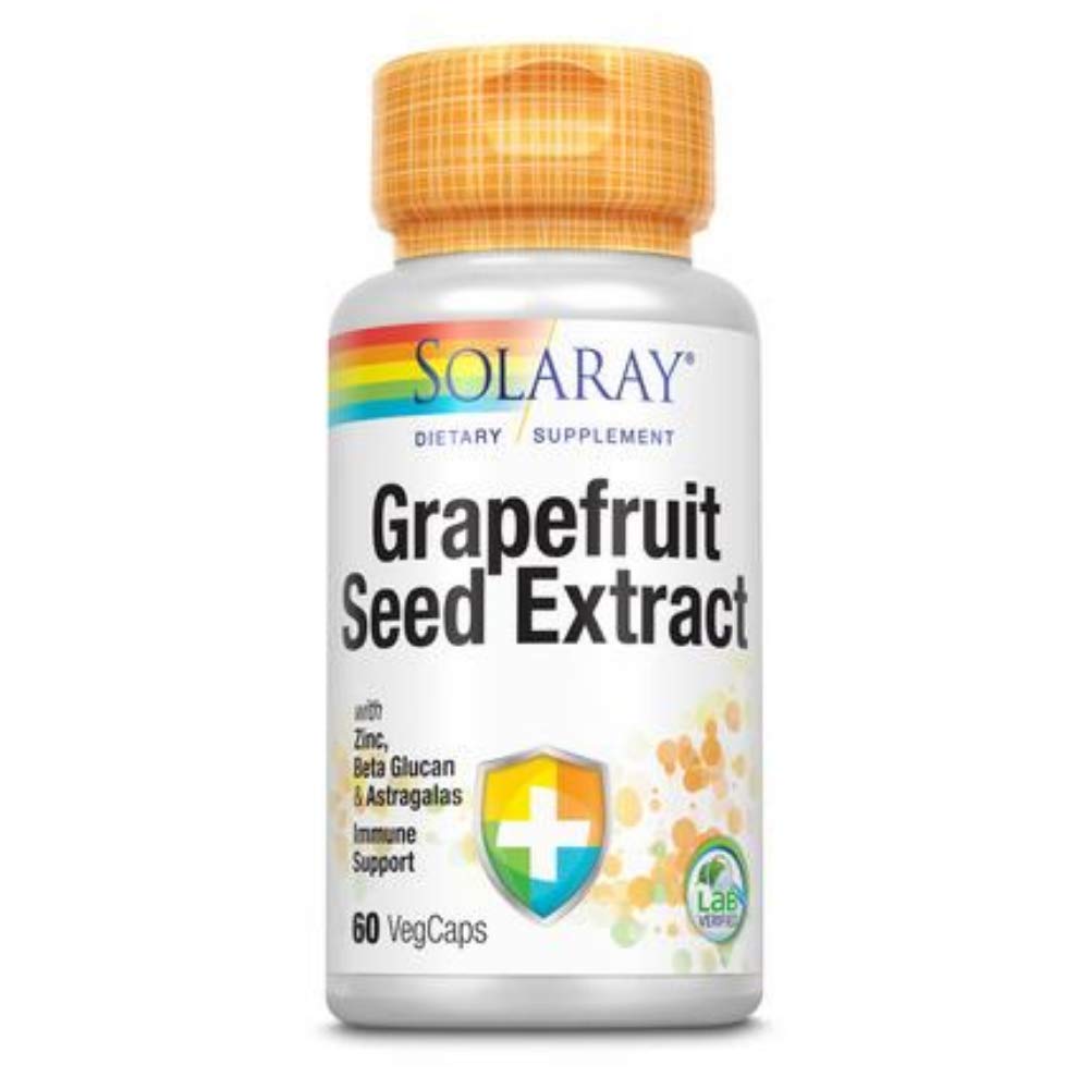 Benih Grapefruit SOLARAY Ekstrak Imunitas Formula Capsules, 250 mg 124; 60 Cacah