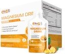 Magnesium Citrate Liquid Magnesium Drink Oral Solution dengan Vitamin, Sodium Bromelain, Essias Magnesium Support Imune, Bone Health and Zzz, Pineapple Flavor, 10 Fl Oz