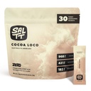 SallTT Electrolytes Powder Flavored Drink Mix - Cocoa Loco - 30 Paket Hidration - Magnesium, Potasium, Sodium, Trace Minecure - Zero Sugar & Gluten Free - Travel Essentials