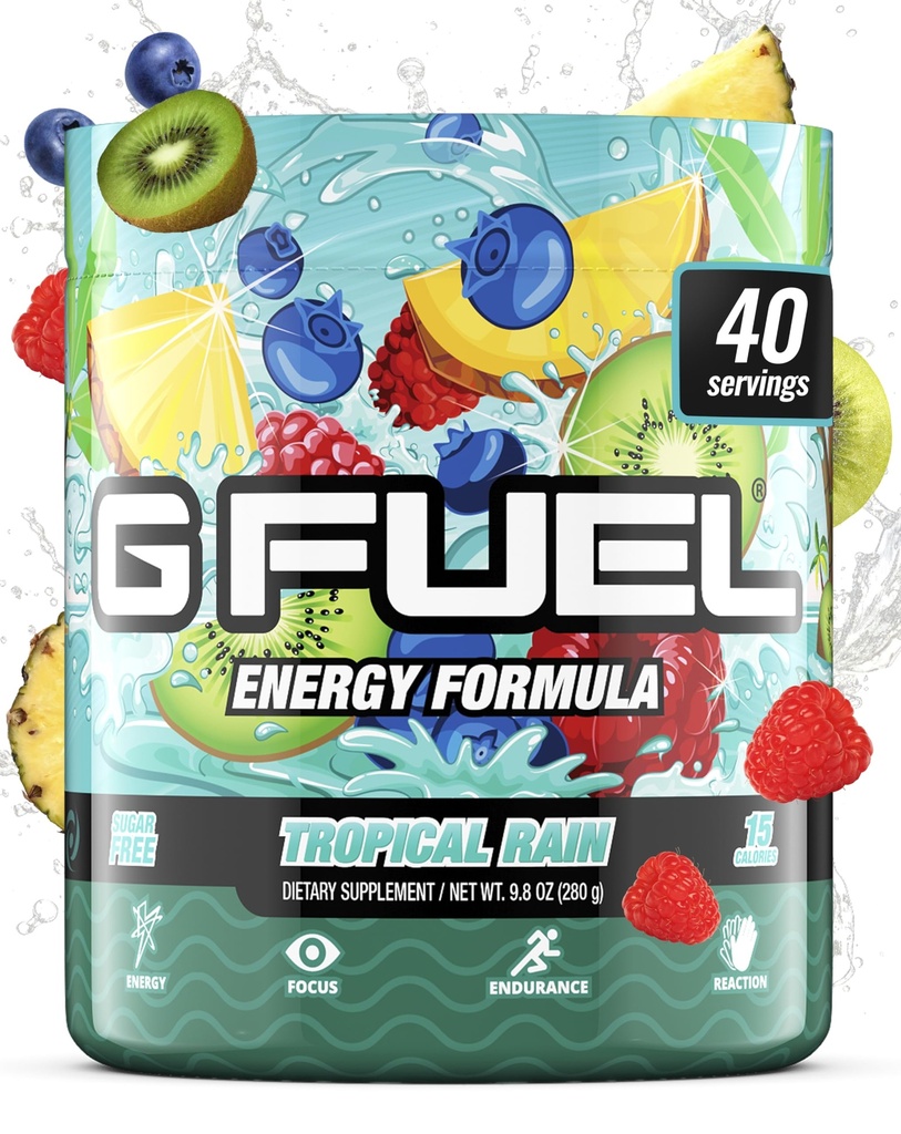 Pra 'Workout Caffein Mix, Sugar Free Focus Amino, Vitamin + Antioksidants, 9.8oz (Fruit Medley, 40 Servings)