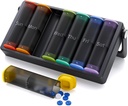 Weekly Pill Organizer 1 Time a Day (Black) dan Weekly Pill Organizer 2 Kali sehari (Translucent- Black)