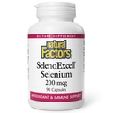 Faktor Alam, SelenoExcell Selenium 200mcg, Dukungan Antioksidan & Imune, 90 Kapsul