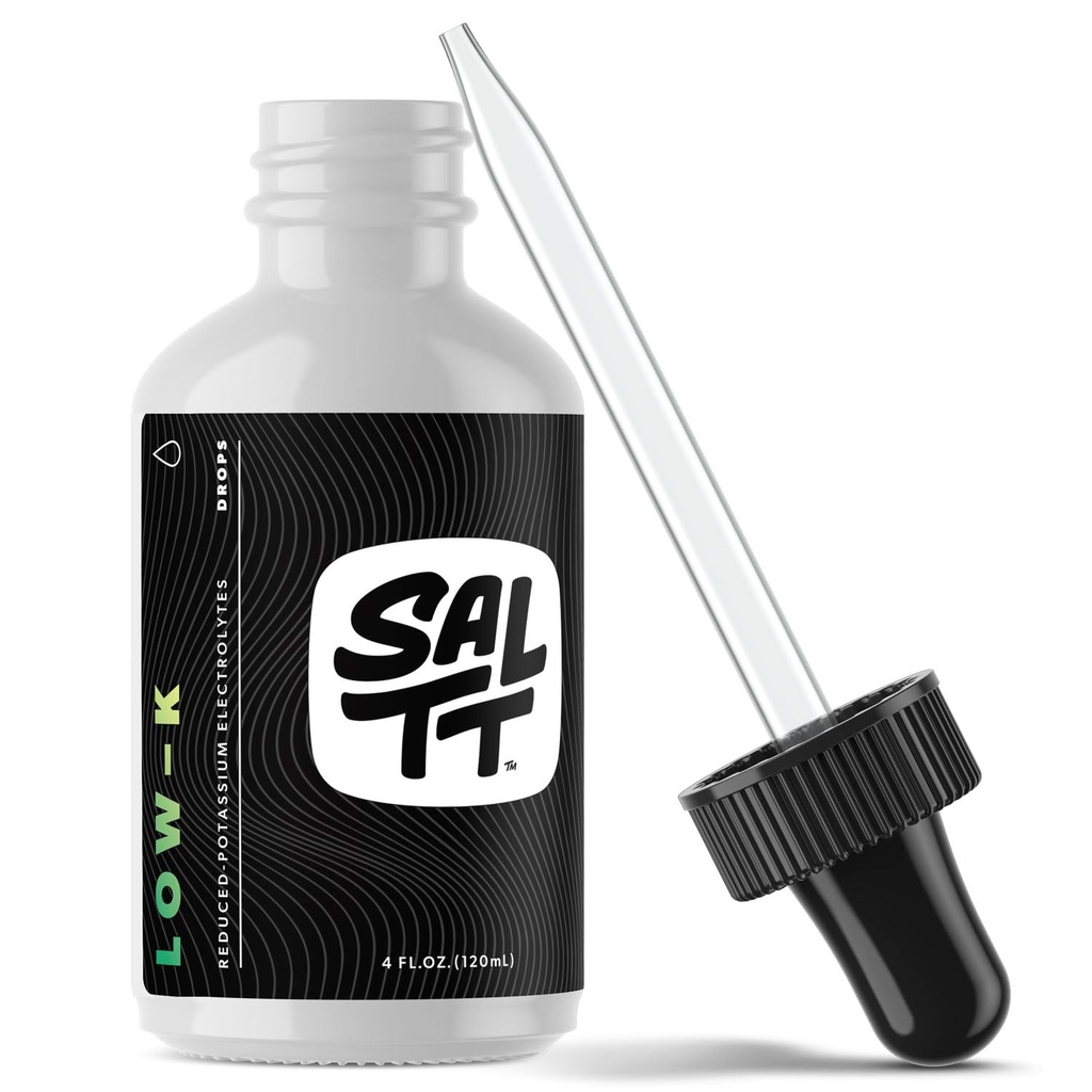 SALTT Low- K Fasting Drops 1124; Sodium dan Ionic Magnesium Fresting Suplemen; Intermittent Fasting Mineral Suplemen 124; Electrolite Replenisher 124; 120ml Dropper Bottle