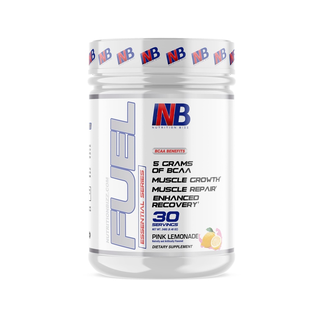 BCAA Powder, 5 Grams dari BCAAs Acids, Post Workout Recovery Drinder for Muscle Building, Recovery, and Endurance, 30 Servings (Pink Lemonade)