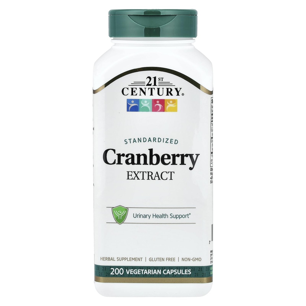 21 Century Layanan Kesehatan, Inc Cranberry Ekstrak Capsules, 200 Cacah