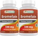 Tokoh terbaik Bromelain 500mg 120 Tablet (120 Cacah (Paket 2))