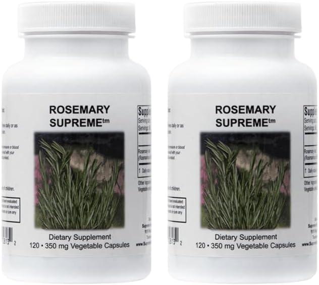 Supreme Nutrition Rosemary Supreme, 120 Pure Rosemary Vegetarian Capsules (Paket 2)