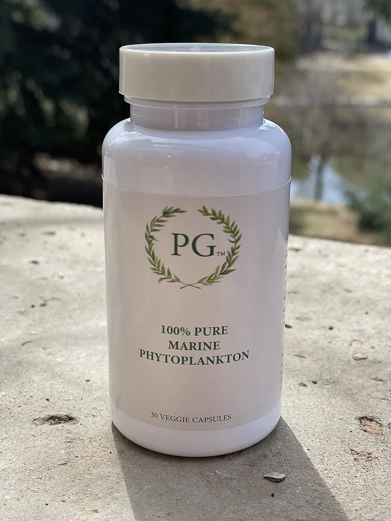 100% Phytoplankton Laut Organik Murni - Tinggi Yield SOD Enzyme - Contaminant Free concentrembled Powder, Vegan SUPERFOOD - 15g