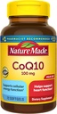 Nature Made CoQ10 100mg, Dietary Suplemen untuk Dukungan Kesehatan Jantung, 72 Softgels, Supply 72 Hari