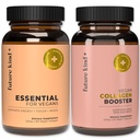Penjual terbaik Future Kind Bundle 124; Vegan Multivitamin dan Collagen Booster 124; Vegan Multivitamin untuk Wanita dan Pria dengan B12, Omega 3, dan Vitamin D3 124; Collagen Support Skin, Hair, dan Nail Health