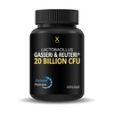 HUMANX Lacrosillus Gasseri & Reuteri + 20 Milyar CFU Plus Pregorious Organik dan Punicaligans - Suplemen Probiotic - USA Made - Non-GMO - Performance Driven Deladden Capsule