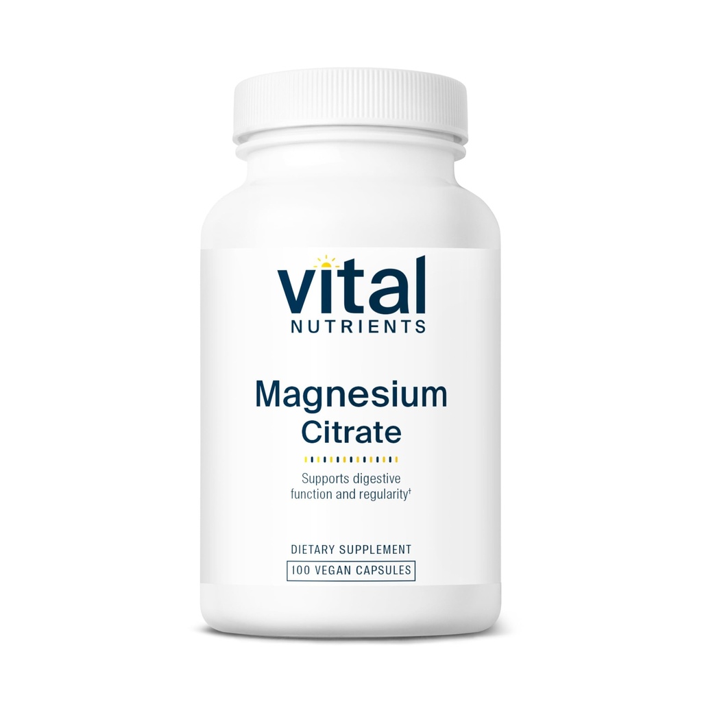 Visi Nutrients Magnesium Citrate 150mg 126; Promotes Relaxation 124; Support Sleep, Bone, Heart, Muscle, Ginjal Kesehatan & Nerve * Atter4; Fegan 124; Gluten, Dairy Free Capsules