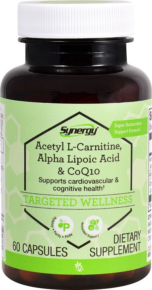 Vitacost CoQ10 + Alpha Lipoic Acid + Acetyl L- Carnitine HCl - 60 Kapsul