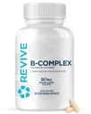Revive MD Vitamin B Complex Kapsules - Support Heart Health System - B- Complex Vitamin Suplemen Perempuan & Men - Vitamin B12 Complex Promotes Healthy Brain Fungsi & Boosts Energy