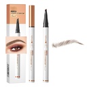 Q707 4 Tipped Precise Brow Pen-Long- Lasting Waterproof Eyebrow Pencil for Natural, Defined Brows - Mudah digunakan, Diterima untuk All Skill Levels (2 # Dark Coffee)