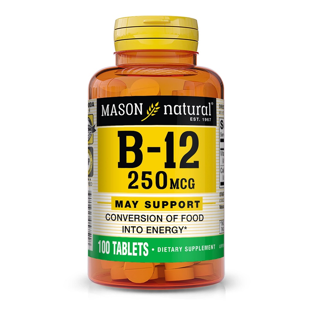 Mason Vitamin Mason Vitamin B 12 250mcg tablet