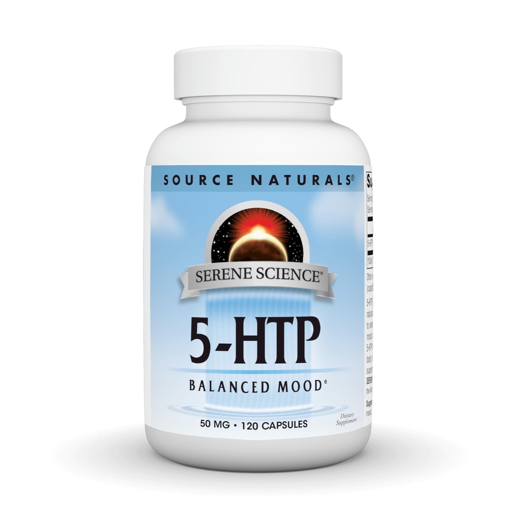 Sumber: Serene Science 5- HTP 50 mg - 120 Capsules
