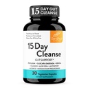 Sandhu 15 Hari Gut Cleanse Detox untuk Perempuan & Pria & 14; Mendukung Cloning Clon Cleansing & Digetical Health 124; Senna, Cascara Sagrada, Psyllium Husk & Progories 124; 30 Capsules Dieter Suplemen, 15 Hari Tambahan