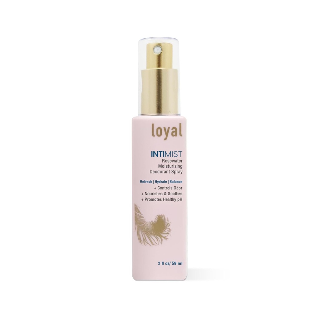 Loyal Intimist Rosewater Moisturiizing Deodorant Spray 124. Controlls Odor & Dryness 124; pulihkan Moiguron 124; Prootes Intimate Keseimbangan (2 fl oz)