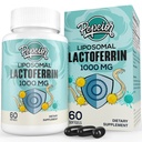 Lipomal Bovine Lactoferrin 1000 mg - Higher Absorpsi - for Iron Absorpsi & Imune Fungsi Lactoferrin Suplemen untuk Dewasa, 60 Softgels
