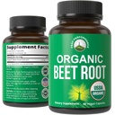 USDA Organik Beet Root Vegan Capsules. Bets Juice Powder Super Food Pil 1200 mg. Nitric Oxide Energy Boosting Beetroot Extract Capsules. Tambahan Dukungan Polyphenol bagi Perempuan dan Pria