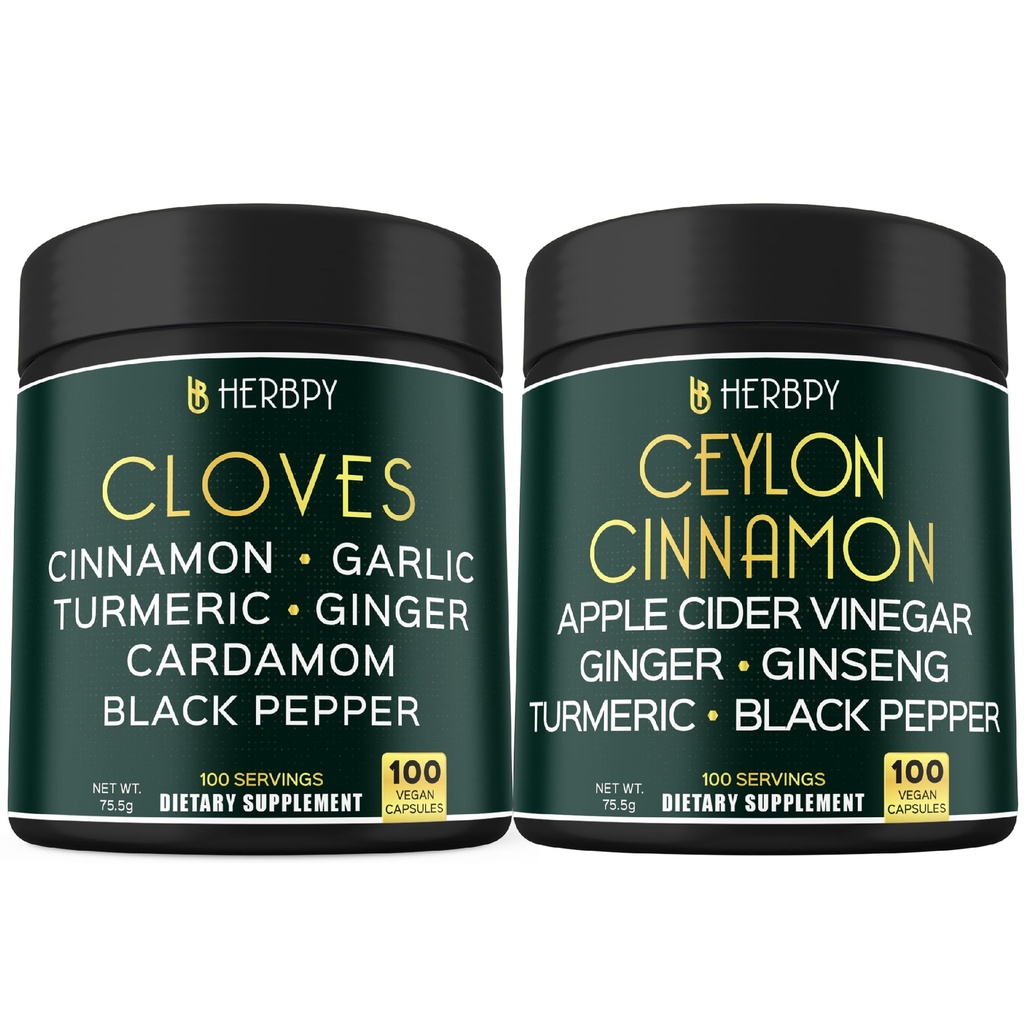 Bundle 7in1 Cloves Supplemen & 6in1 Premium Ceylon Cinnamon Suplemen