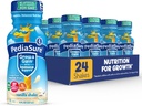 PediaSure Grow & Gain dengan Dukungan Imune, 27 Vitamin & Minemins untuk Anak-anak, 7g Protein, Non-GMO, Gluten- Bebas, Vanilla, Botol 8- Oz, Paket 24