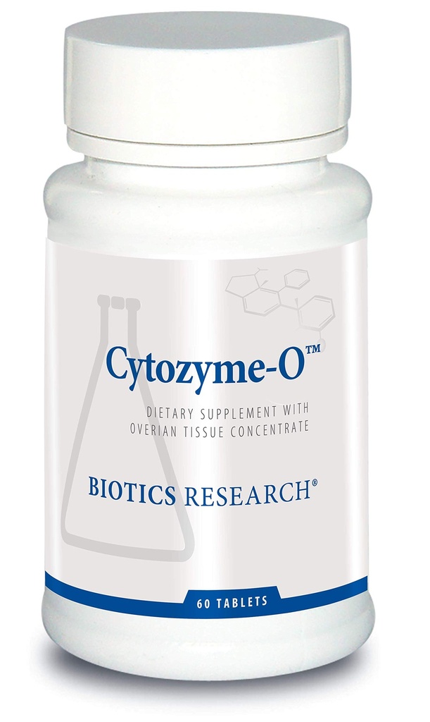 Biotics Research Cytozyme O Raw Bovine Ovarian Tissue, Support Women Health, SOD, Catalase, Progixidant Activity, 60 tablet