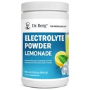 Dr. Berg Zero Sugar Hydration Keto Electrolite Powder - Enhanced w / 1000 mg of Potasium & Real Pink Himalaya Salt (TIDAK Tabel Garam) - Limun Flavor Hydration Drink Suppplemen - 100 Pelayan