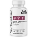 Oye & Tonic Ginney Cleanse & Detox Suplemen dengan Ekstrak Cranberry - Mendukung Kesehatan Tract Urinary, Bladder dan Ginjal Kesehatan - Vegan, Non- GMO - 30 pil Vegetarian