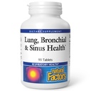 Faktor Natural Lung, Bronchial & Sinus Health - Respiratory Health Supplement - Support Lung & Sinus Healthy Lung Tosis & Mucus Konsistensi - 90 Tablet (90 Hamba)