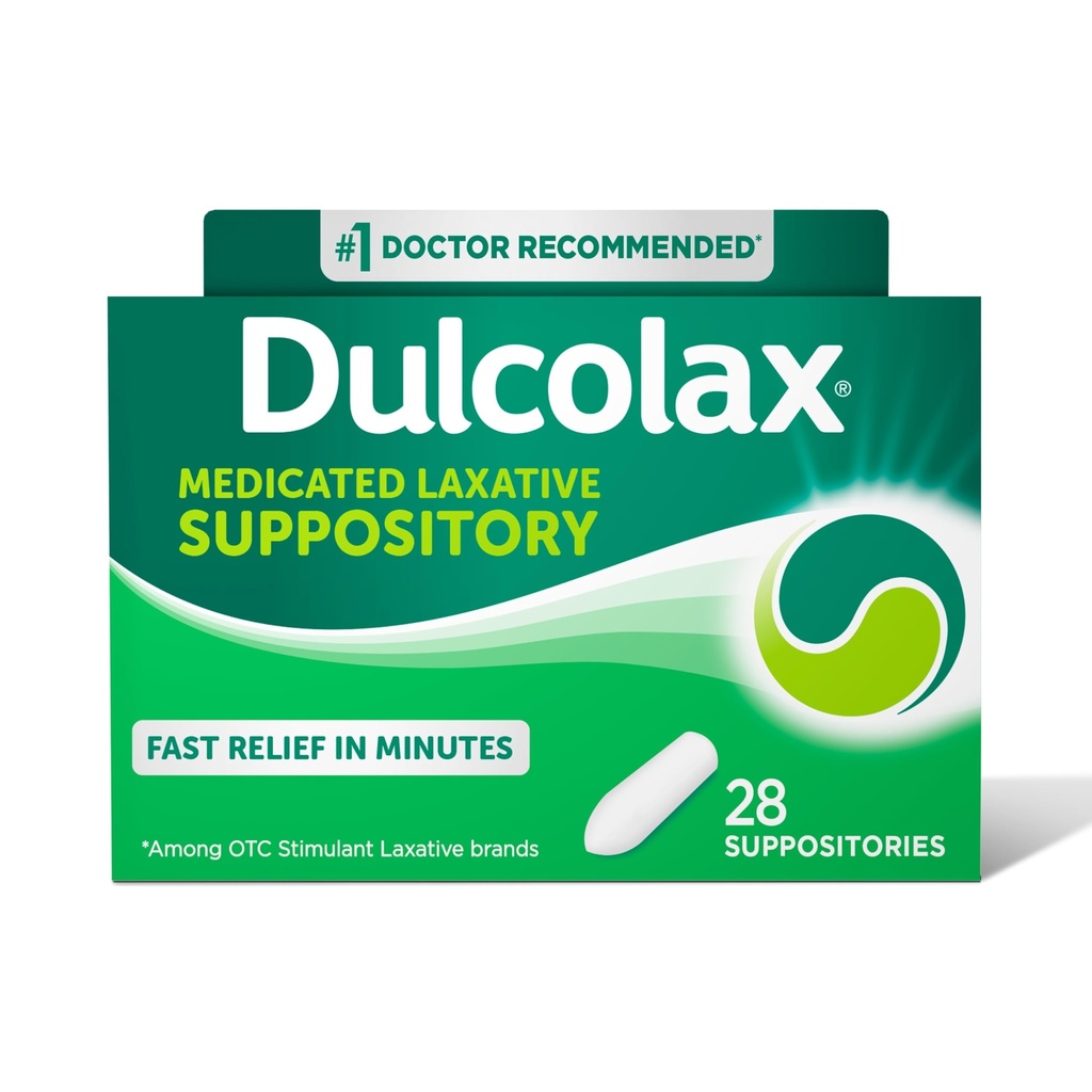 Dulcolax Stimulant Laxative Medicotories, Predictable & Effective Constipation Relief, Bisaceyl 10 mg, 28 Count, Stimulant Laxatives